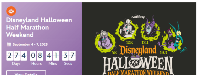 runDisney divulga calendário de corridas presenciais e virtuais para 2024/2025 - Imagem do artigo original