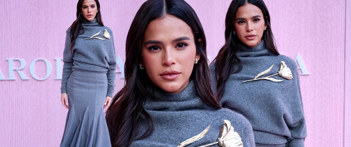Broche de Bruna Marquezine em desfile na Espanha vale quase o dobro do salário mínimo de 2025 - Imagem do artigo