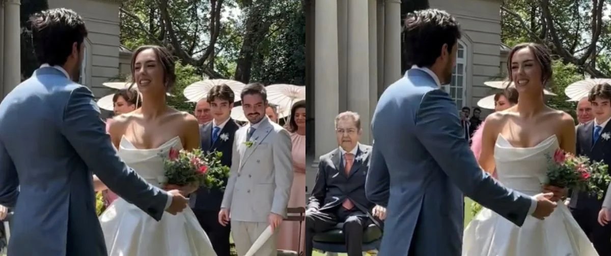 Filha de Faustão se casa em cerimônia íntima e escolhe vestido Vivienne Westwood com corset e saia volumosa - Imagem do artigo