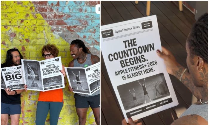 Apple provoca atualização “grande” do Fitness+ para 2026 em postagem no Instagram - Imagem do artigo original