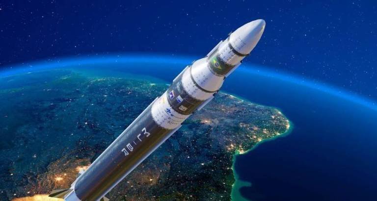 Diretor da AEB defende persistência e parcerias para colocar foguete brasileiro em órbita - Imagem do artigo original