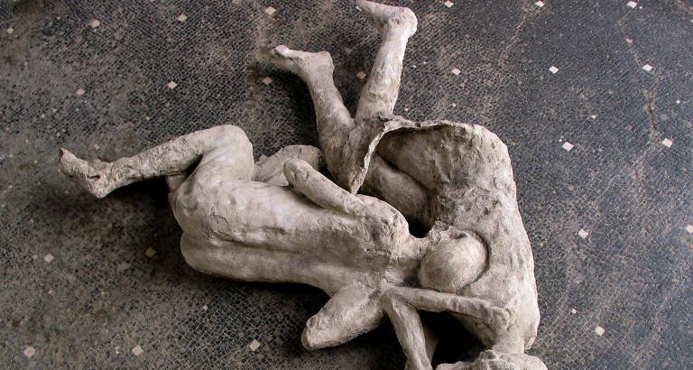 Inteligência artificial recria rosto de vítima da erupção de Pompeia - Imagem do artigo original