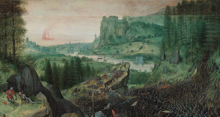 Pintura renascentista vira alvo de boato que sugere convivência entre humanos e dinossauros - Imagem do artigo original