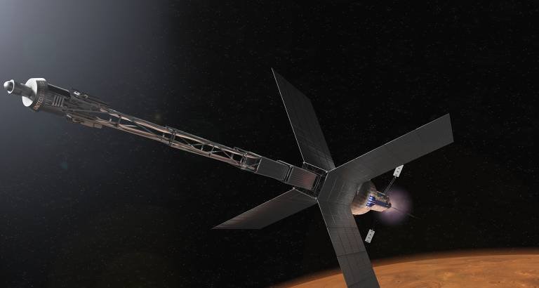 Nasa acelera desenvolvimento de motores nucleares para encurtar viagem a Marte - Imagem do artigo original