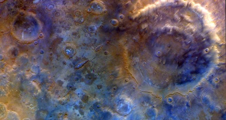 Sonda Psyche registra imagens inéditas de Marte ao ganhar impulso rumo a asteroide metálico - Imagem do artigo original